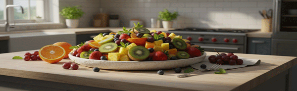 Delicious fruit platter